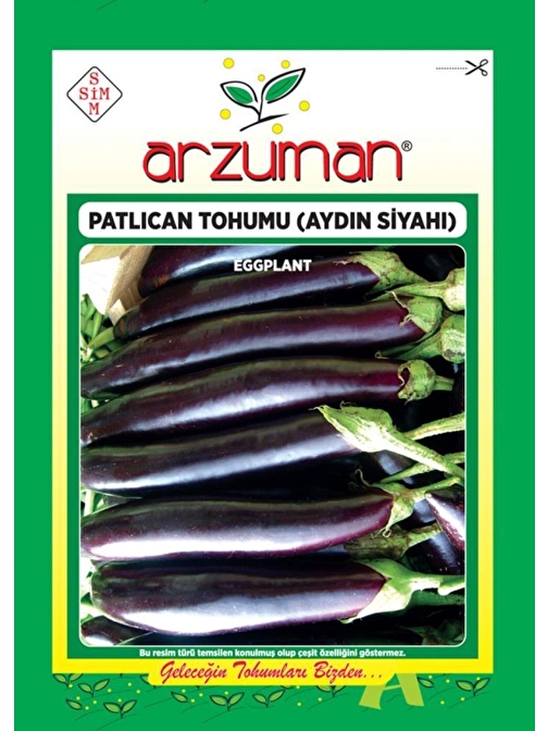 Patlıcan Tohumu 10 GR Aydın Siyahı