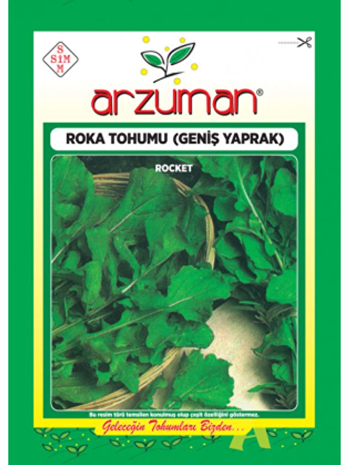 Arzuman Sebze Geniş Yaprak Roka Tohumu 25 Gram