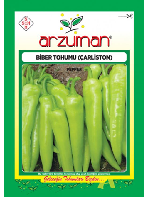 Arzuman Sebze Çarliston Biber Tohumu 10 Gram