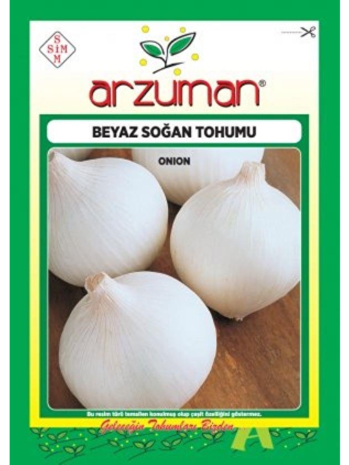 Arzuman Beyaz Soğan Sebze Tohumu