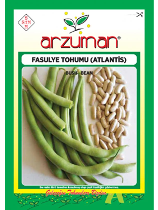 Sebze Atlantis Fasulye Tohumu 50 Gr