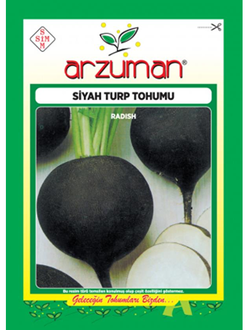 Arzuman Siyah Turp Tohumu