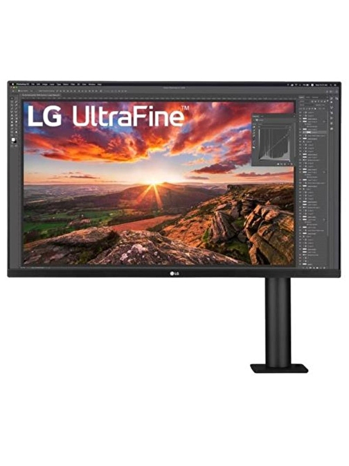 31.5 LG 32UN880P-B IPS 5MS 60HZ 2XHDMI 1XDP USB-C UHD 4K 3840X2160 HOPARLOR VESA PIVOT SIYAH