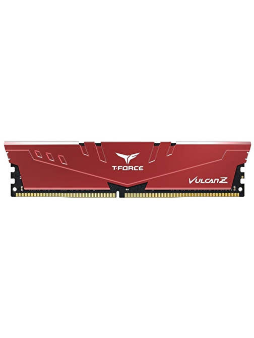 Team T-Force Vulcan Z Red 8GB (1x8GB) 3200MHz CL16 DDR4 Gaming Ram (TLZRD48G3200HC16F01)