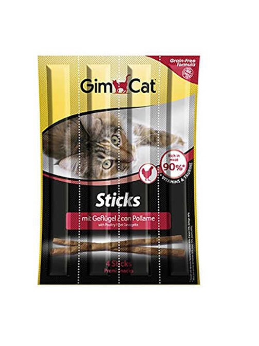 Gimcat Sticks Tavuklu Ciğerli Kedi Ödül Çubukları20Gr