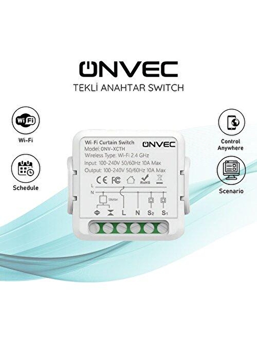 Onvec Smart Tekli Anahtar Swich