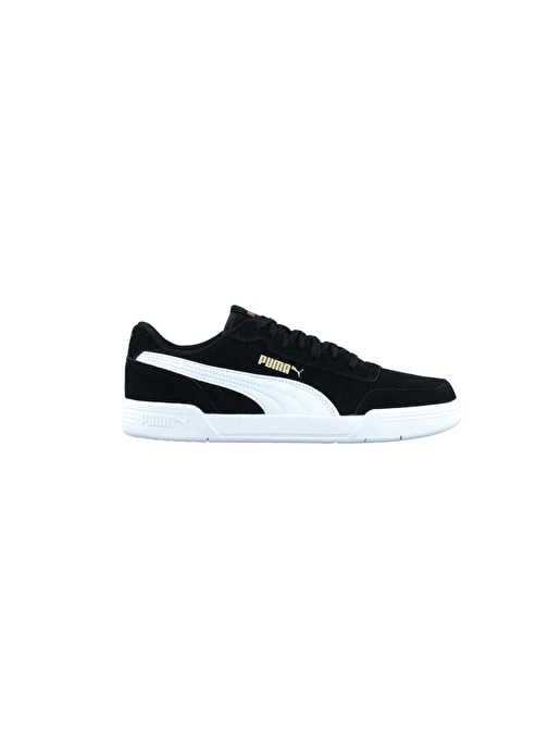 Puma Caracal Sd Unisex Spor Ayakkabı 370304-01 Black-White-Team Gold