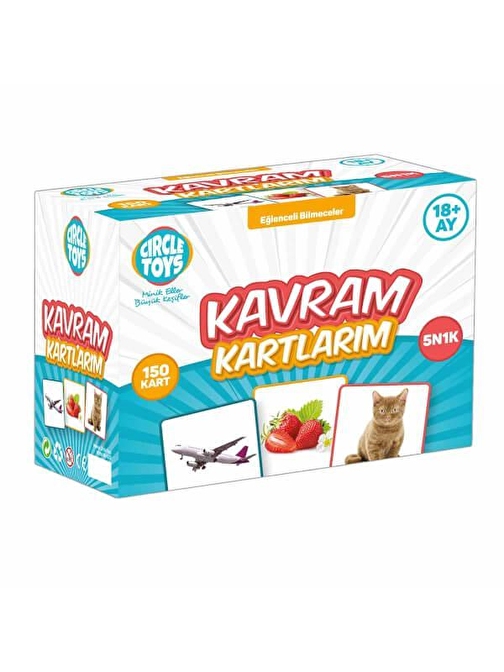 Circle Toys Kavram Kartları & İngilizce 5N1K