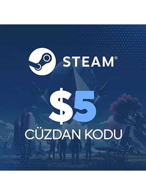 Steam 5 USD Cüzdan Kodu