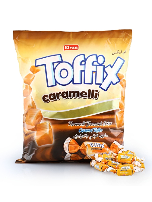 Toffix Karamelli Şeker 1000 Gr. (1 Poşet)