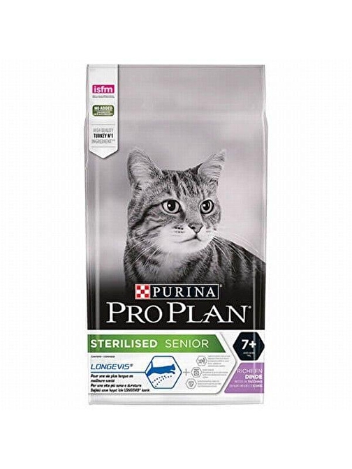 Pro Plan Sterilised Senior Hindili 7+ Yaşlı Kedi Maması 3 Kg