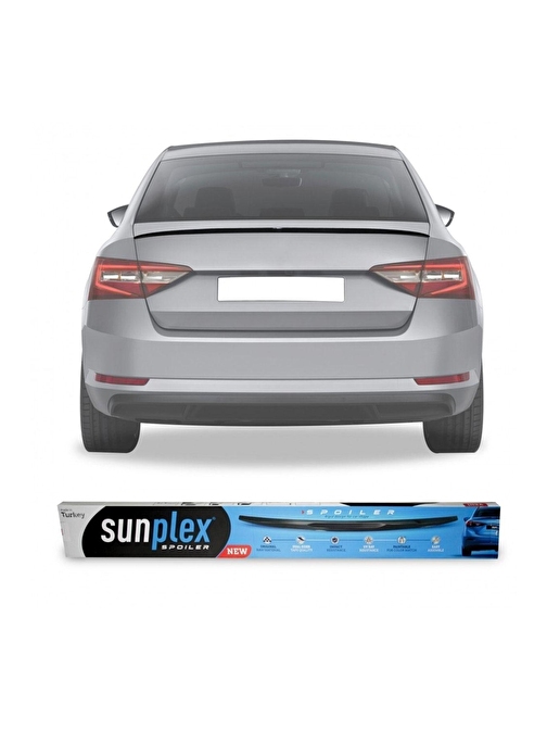 Skoda Superb Spoiler Bagaj Üstü Sunplex Piano Black 2015-2019 Arası