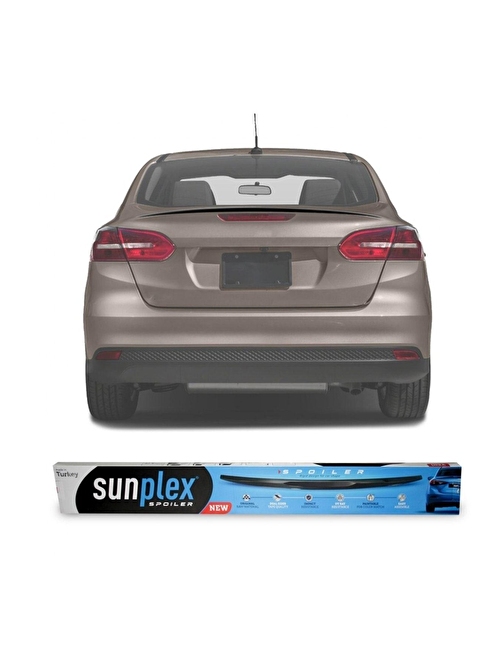 Ford Focus 4 Spoiler Bagaj Üstü Sunplex Piano Black Sd 2015-2018 Arası