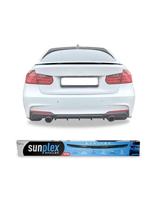 Bmw F30 Spoiler Bagaj Üstü Sunplex Piano Black 2012-2018 Arası