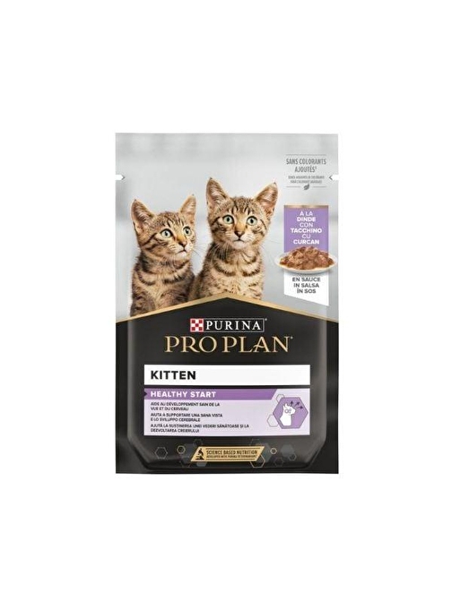 Pro Plan Kitten Hindili Pouch Yavru Konserve Kedi Maması 85 Gr 1 Adet