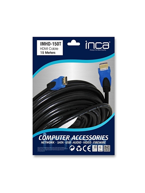 INCA IMHD-150T 15M 4K 1.4V 3D ALTIN UCLU HDMI KAB.