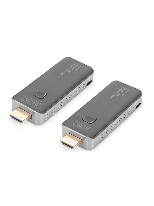 Digitus Kablosuz HDMI Sinyal Uzatma Seti, 50 metre, Verici (Transmitter) ve Alıcı (Receiver) Ünite dahil
Digitus Wireless HDMI Extender Set, 50 m, Dongle