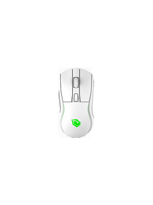 Pusat Reflex Pro 16000 DPI 400 IPS Yüksek Performanslı Kablosuz RGB Oyuncu Mouse- Beyaz