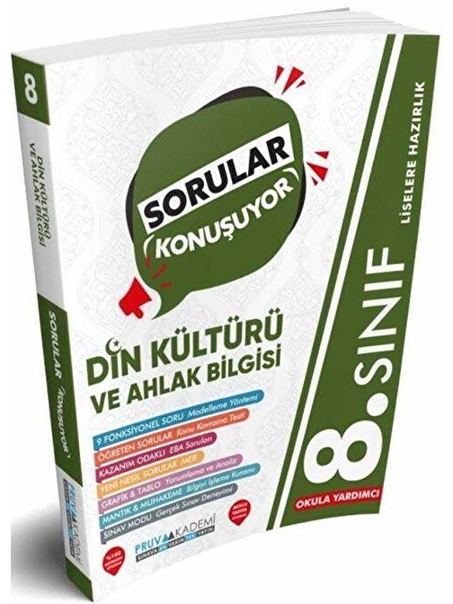 8. Sınıf Din Kültürü Ve Ahlak Bilgisi Sorular Konuşuyor Pruva Akademi