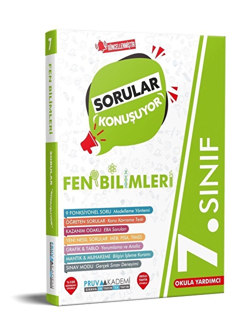 7. Sınıf Fen Bilimleri Sorular Konuşuyor Soru Bankası  Pruva Akademi