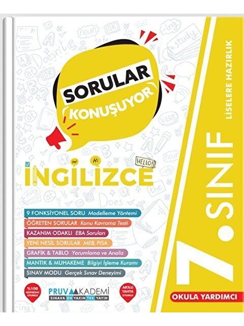 7. Sınıf İngilizce Sorular Konuşuyor Pruva Akademi