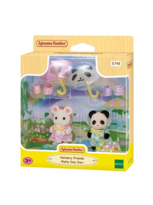 Adore Sylvanian Families Anaokulu Arkadaşları Yağmurlu Gün İkilisi 5748