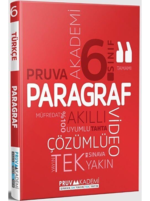 6. Sınıf Paragraf Soru Bankası Pruva Akademi