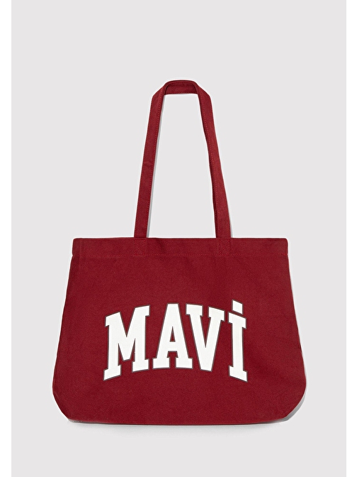 Mavi - Mavi Logo Baskılı Bordo Omuz Çantası 1912022-85347