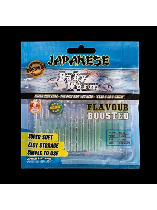 Japanese Baby Worm Aromalı LRF Silikon Solucan Yem 306