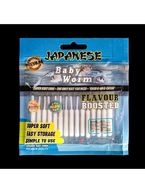 Japanese Baby Worm Aromalı LRF Silikon Solucan Yem 304