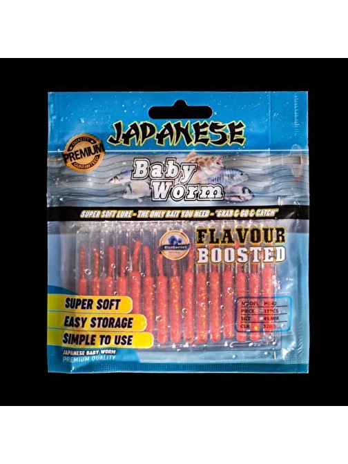 Japanese Baby Worm Aromalı LRF Silikon Solucan Yem 320