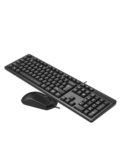 Acer OAK-930 Kablolu Sessiz Tuşlu  Klavye Moue Set Siyah (Klavye 1,40Cm-Mouse 1.60Cm Kablo)