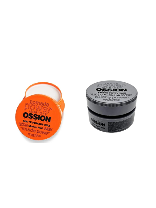 Morfose Morfose Medium Hold Pomade Krem Mat Wax 100 ml + Ossion Matte Putty Wax 100ml