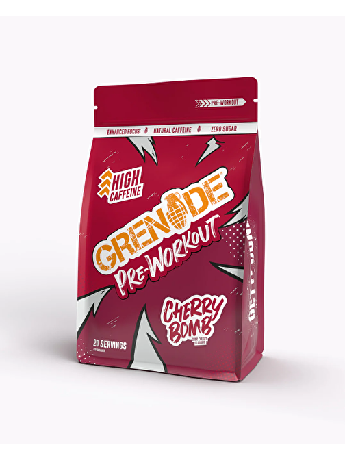 Grenade Pre-Workout 330gr 20 Servis Cherry Bomb