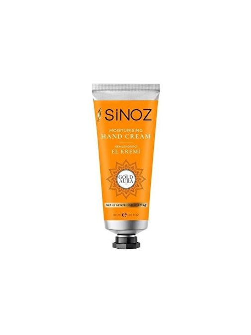 Sinoz Nemlendirici El Kremi Gold Aura 30 ml