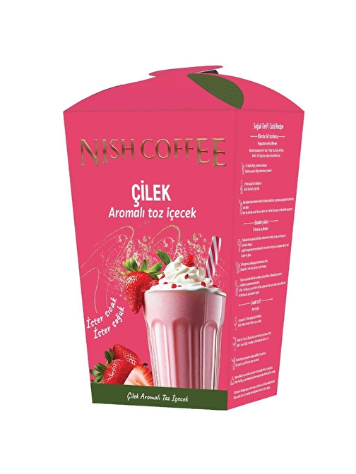 Nish Çilek Aromalı Toz İçecek 250 Gr