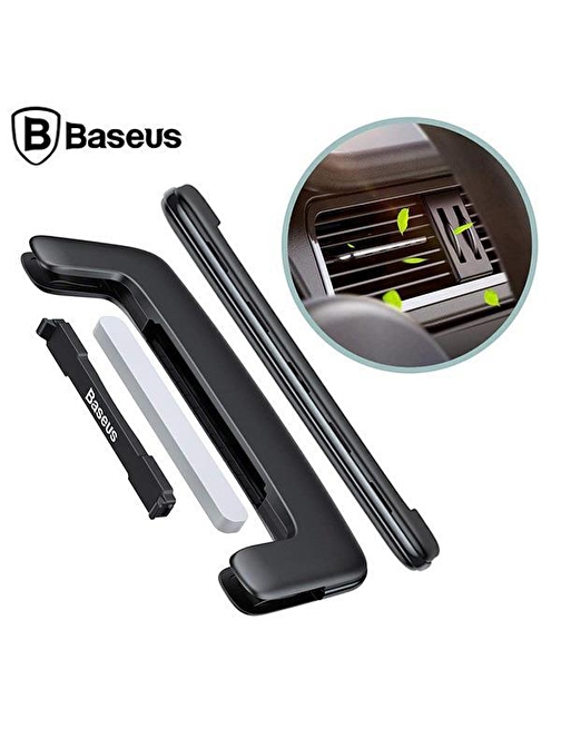 Baseus Paddle Car Air freshener Araç İçi Hava Spreyi Parfüm Siyah