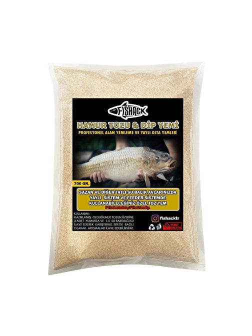 Fishack Hamur Tozu & Dip Yemi 700 gr (Sazan/Yayın)