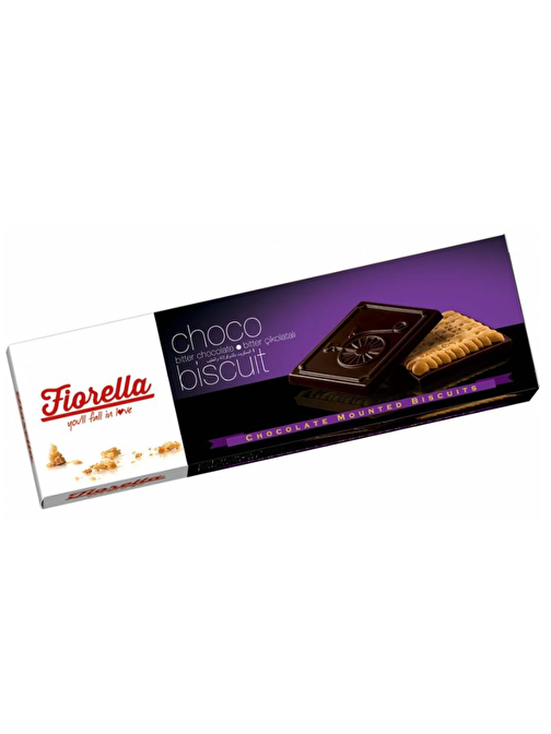 Fiorella Chocobiscuit Bitter Çikolatalı Bisküvi 102 Gr. 1 Adet