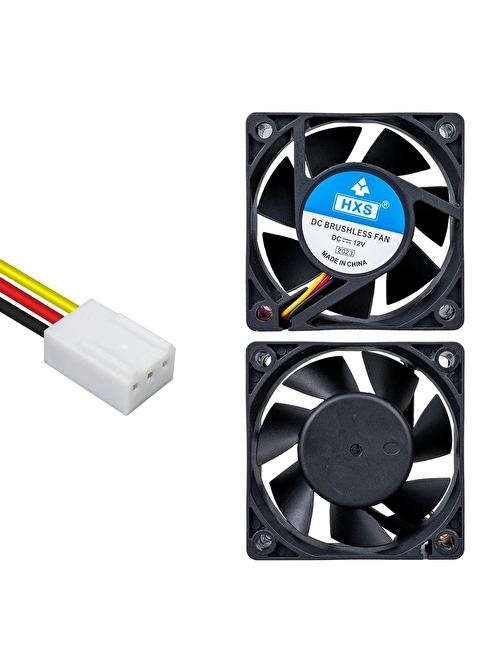 POWERMASTER IC-216 FIRÇASIZ DC FAN 60X60X25MM 12 VOLT 3 PİN