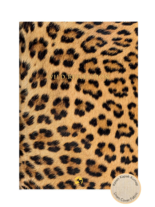 Keten Ciltli Defter Düz Leopar 17x24