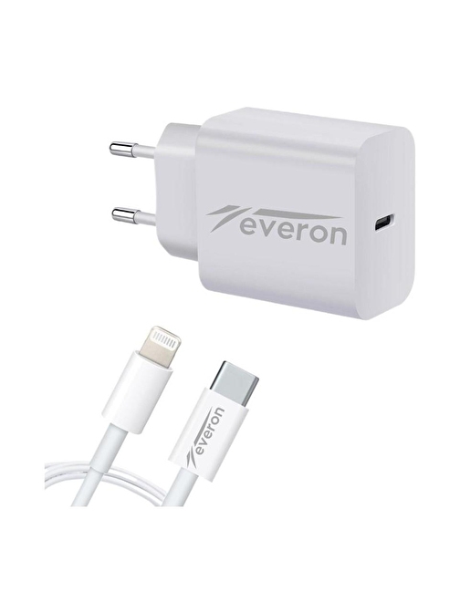 Everon 20w Type To Lightning Şarj Aleti Evr-013-I