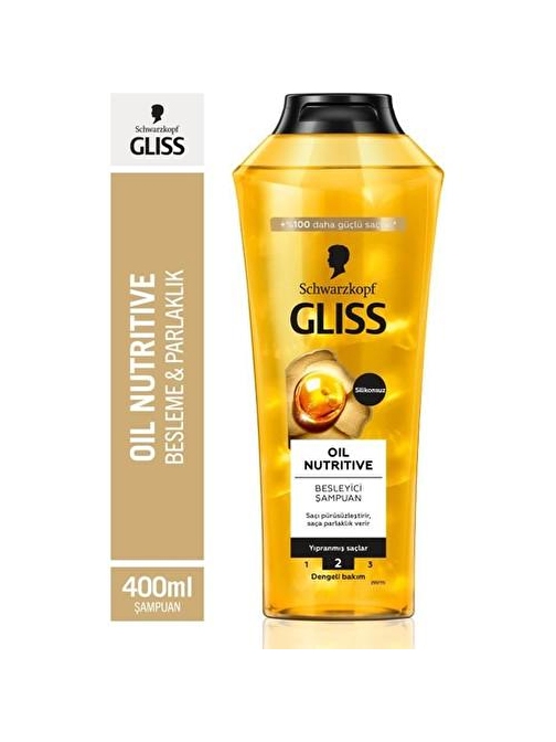 Gliss Oil Nutritive Şampuan 400ml x 6'lı Set