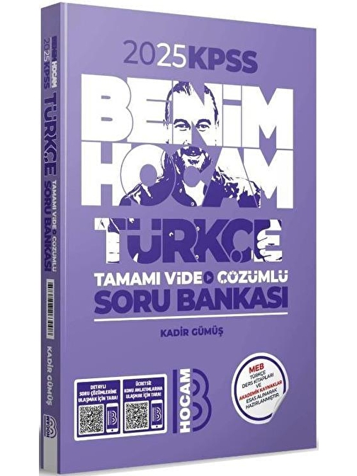 Benim Hocam 2025 KPSS Türkçe Tamamı Video Çözümlü Soru Bankası