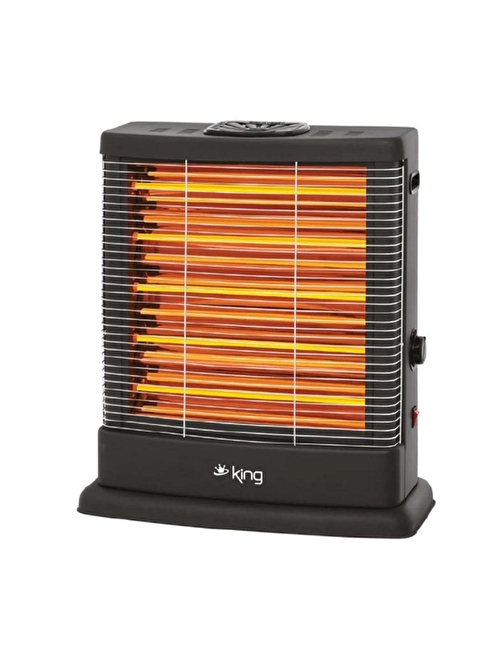 King Boyler KI6276 - 2900 W  5 Çubuklu Maxi Quartz Isıtıcı Elektrikli Soba