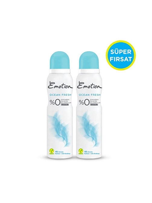 Emotion Ocean Fresh 2'li Kadın Deodorant 2x150ml