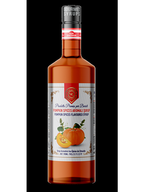 Nish Pumpkin Spices Aromalı Şurup 700 ML - Cam Şişe