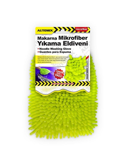 Automix Makarna Mikrofiber Yıkama Eldiven