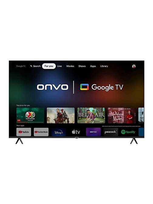 Onvo 85OVF9000U 85" 216 Ekran Uydu Alıcılı 4K Ultra Hd Google Smart LED Tv