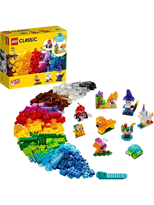 LEGO Classic 11013 Yaratıcı Şeffaf Yapım Parçaları (500 Parça)